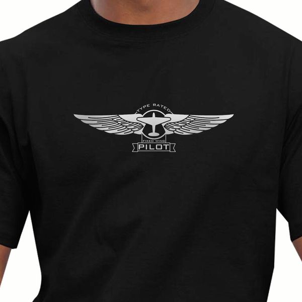 

stock clearance sale item - pilots ppl flying pilots wings t-shirt 2019 new fashion short sleeve clothing shirts