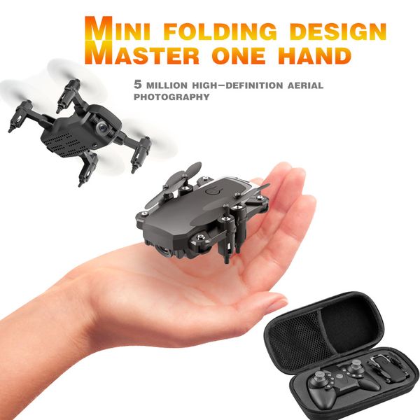 

drones lf606 wifi fpv foldable rc drone with 4k hd camera follow altitude hold 3d flips headless helicopter mini aircraft kid's toys