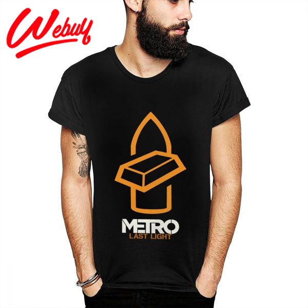 

comfortable cotton bullet metro exodus last light new design man t shirt hip hop style direct print classic o-neck tee big size