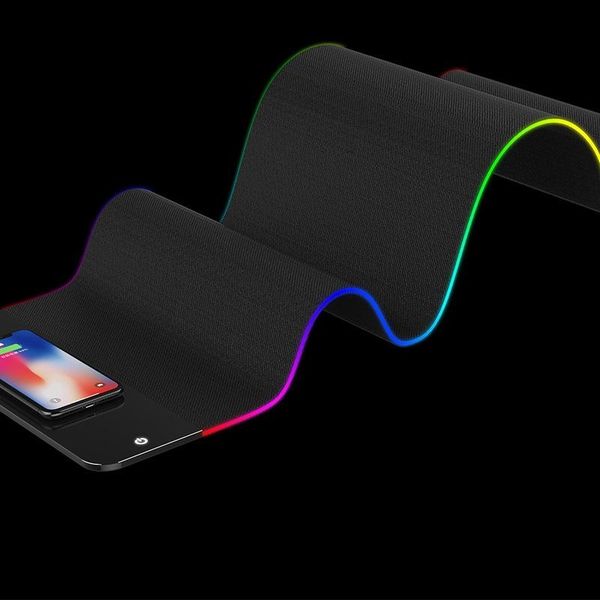 

new game wireless mouse pad 3-in-1 10w mobile phone universal multi-function qi fast charge ultra-thin wireless device