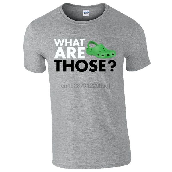 

what are those t-shirt - funny croc shoes inspired gift joke mens men t shirt 100% cotton print shirts base shirt