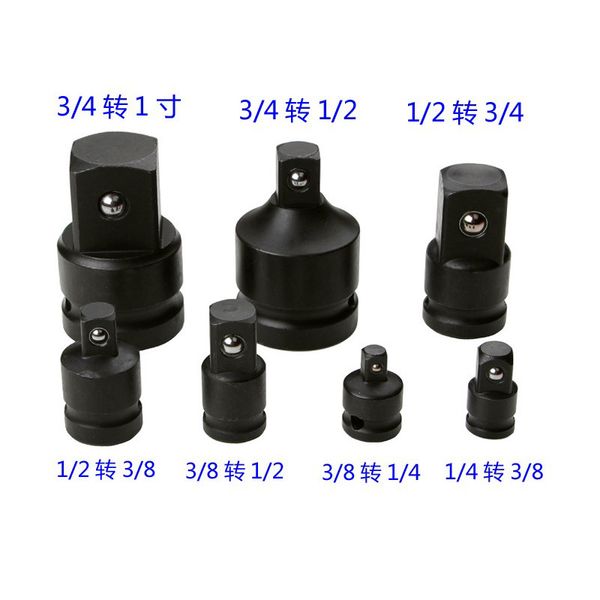 

6pcs/lot impact socket adapter reducer transform joint 1/4" 1/2" 3/8" 3/4" ratchet breaker drive hand tools set