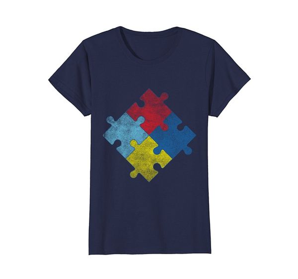 

2020 summer style vintage autism awareness t-shirt tee shirt