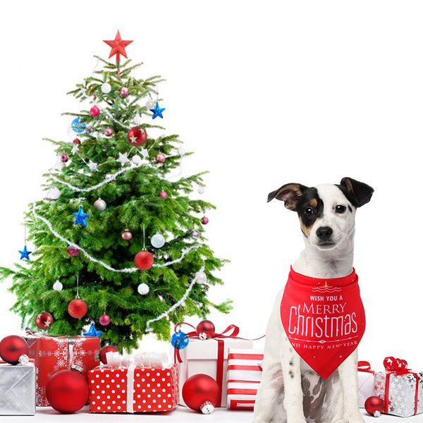 

pet collar scarf triangular bandage pet dog cat bandana christmas collars for small medium large dogs cats bib grooming accesso
