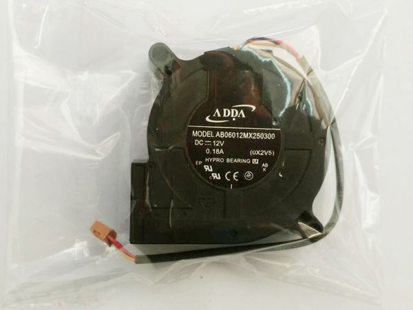 

fans & coolings original adda ab06012mx250300 dc 12v 0.18a 60x60x25mm server projector blower cooling fan