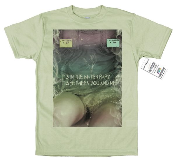 

post blue design t-shirt placebo un