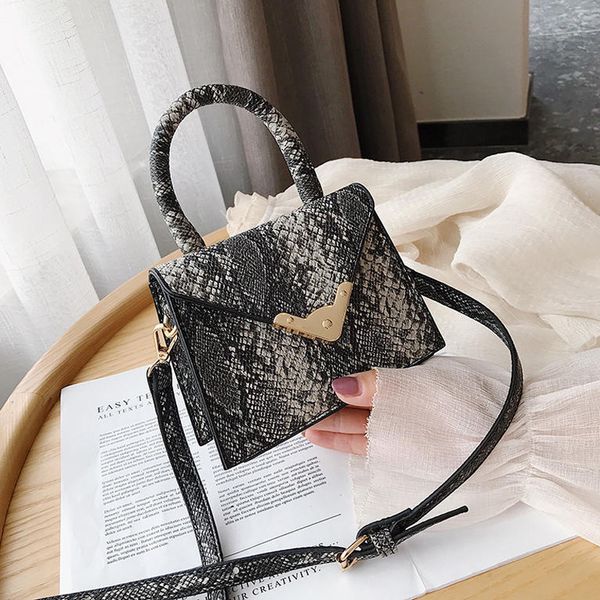 

women's single shoulder crossbody bag all-match 2020 personality snake portable bag female vintage handbag package