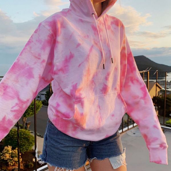 

harajuku hoodies, dyed fashion print, plus size loose sweatshirt, korean , women's street wear, Black