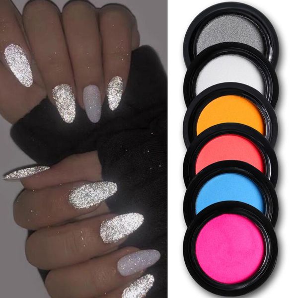 

beautybigbang 2g holographic nail powder shimmer charms nail glitter dipping powder chrome pigment dust diy art decoration, Silver;gold