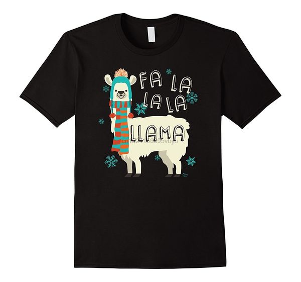 

cute llama christmas shirt o-neck fashion short sleeved t-shirt for men summer funny loose tee shirt