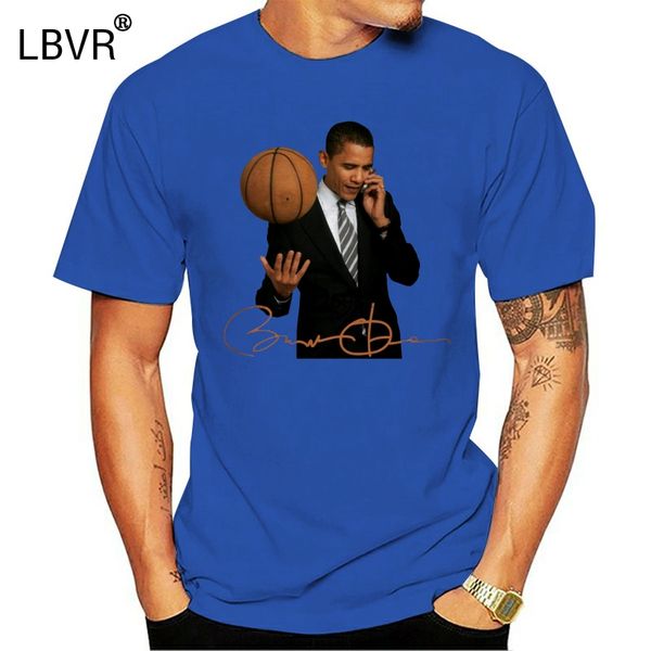 

президент сша барак обама играет в баскетбол и по телефону да футболка дышащий топы футболочку