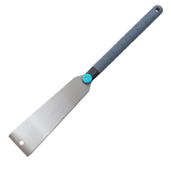 

double sides sk5 steel hand saw tenon 3-edge teeth with tpr handle for wood bamboo plastic cutting woodworking tools
