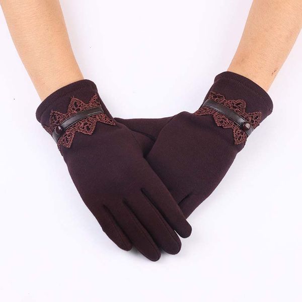 

new touch screen winter gloves autumn warm warm five finger gloves wrist mittens driving ski windproof glove handschoenen, Blue;gray