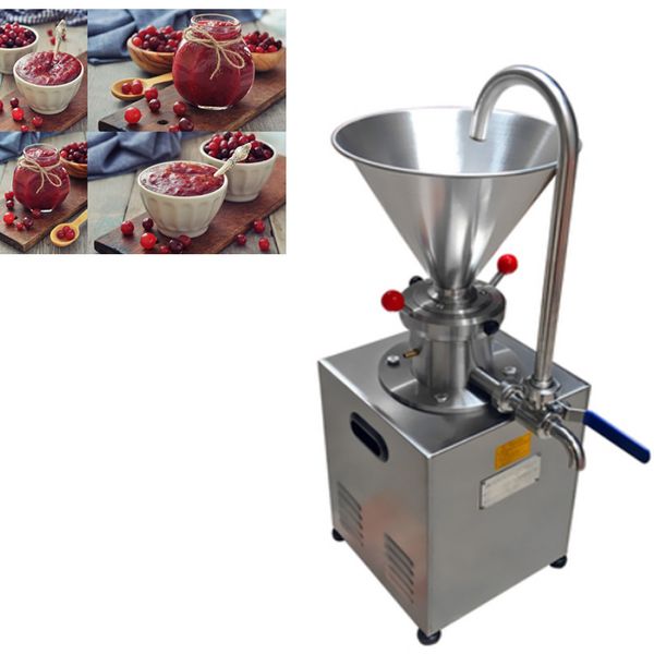 Fıstık ezmesi öğütme makinesi reçel fabrikası çikolata domates macun taşlama makinesi yüksek kaliteli öğütücü susam yapıştırma makinesi