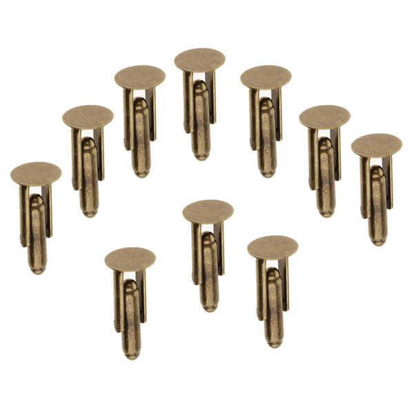 

10 pieces mens jewelry cuff links wedding party shirt diy cufflinks bronze, Silver