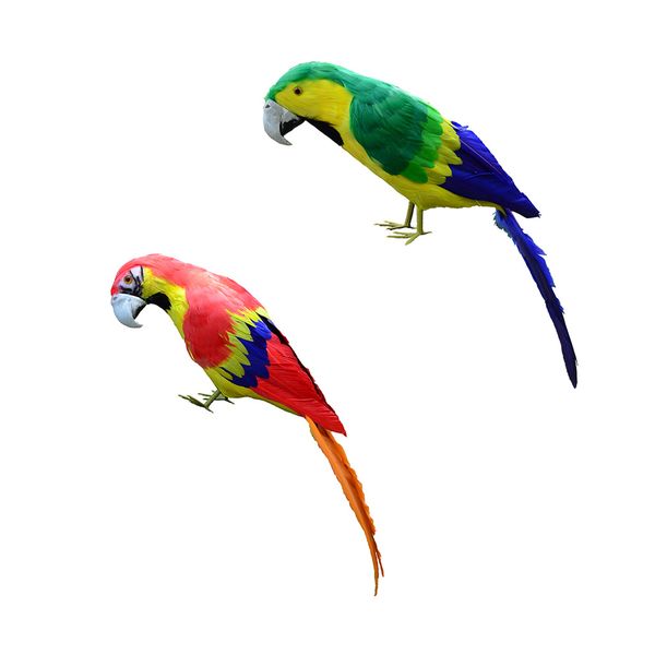 

2pcs lifelike woodland птицы искусственный пернатый bird crafts home decor