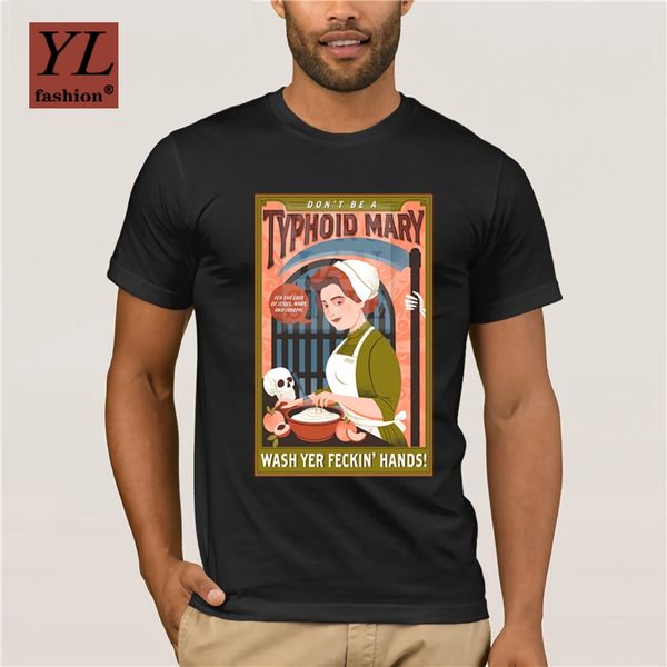 

2020 summer fashion printed men s t shirt don't be a typhoid mary t shirt