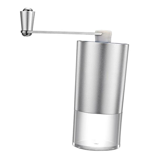 

manual coffee grinder aluminum ceramic burr portable hand crank kitchen