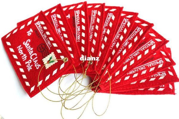 

10pcs/lot christmas envelope christmas cards candy bag