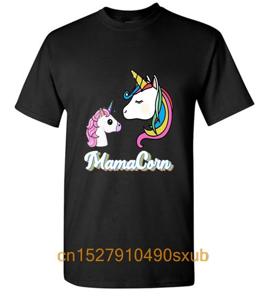

mamacorn unicorn mom and baby men t-shirt