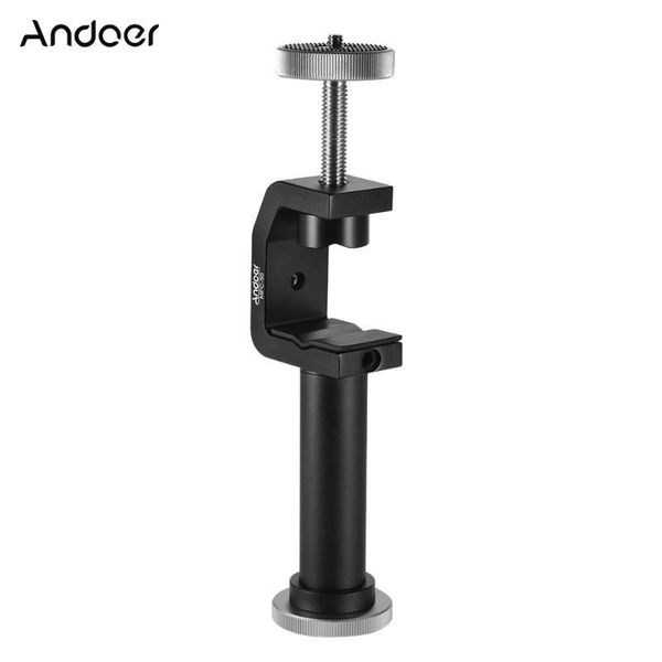 

andoer mfc-50 heavy duty desk clamp c-shaped clamp with 10cm extension bar for action camera window glass for dslr