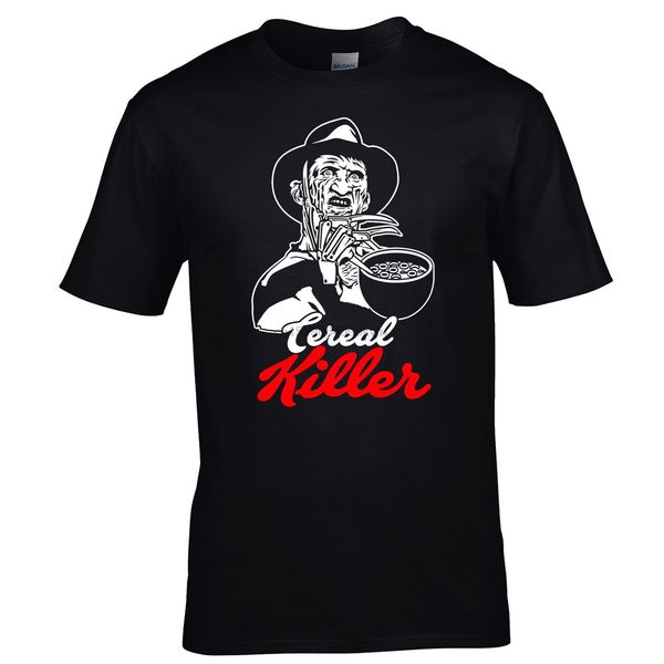 

funny freddie krueger cereal killer halloween t-shirt serial killer tee s-xxlcool casual pride t shirt men fashion tshirt