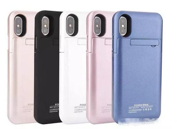 

for iphone x external battery backup power bank charger cover case powerbank case for iphone 7 8 plus 4.7 5.5 inch llfa