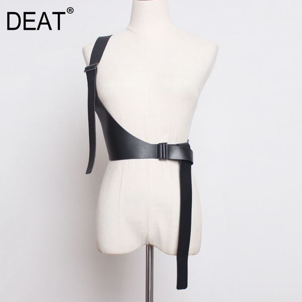 

deat 2020 new spring fashion women strap belt solid color elastic single shoulder strap female tide pd138, Black;brown