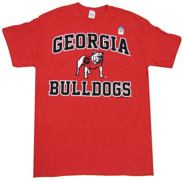 

men and woman t shirt tees custom any logo size georgia bulldogs classic uga mascot t-shirthip hop t shirt