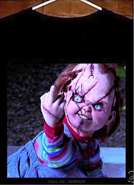 

male selling chucky t shirt; child's play chucky tee shirt summer men short sleeve cotton tee shirt