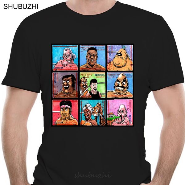 

summer new classic gaming video game tees punch out poster t-shirts men classic casual apparel homme t shirts euro size