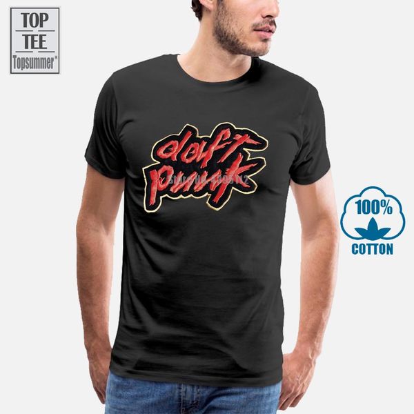 

daft punk logo homework discovery black t shirt dj mens clubbing t shirt red daft punk electro house