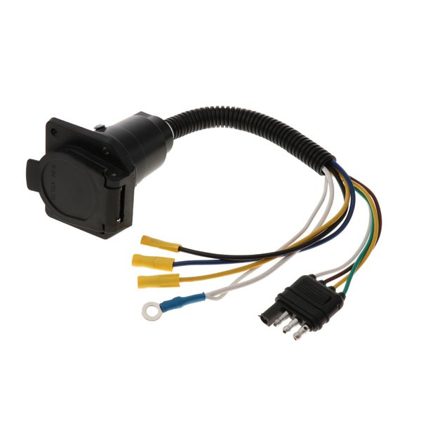 

rv taillight harness адаптер трейлер подключения штепсельной вилки tail lamp преобразователь 4 pin flat 7 pin лезвию раунда