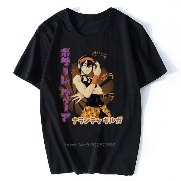 

новая печатная смешной narancia ghirga volare via jojos bizarre adventure мужская футболка хлопок тис топы футболка женщин harajuku
