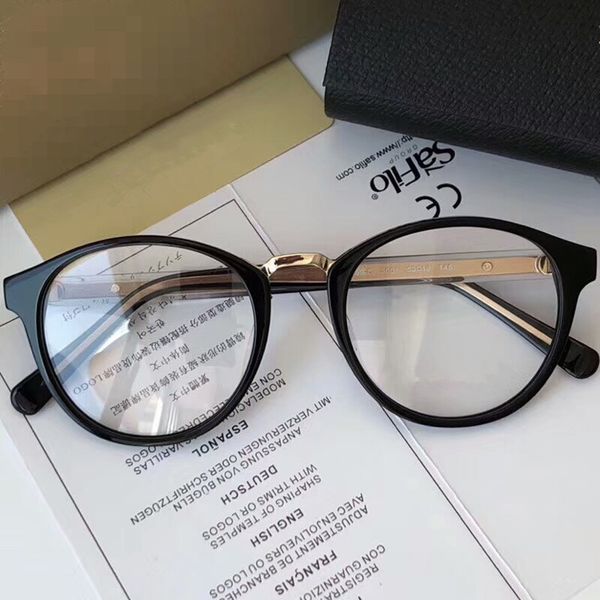 

новое качество be2259-d ретро-стиль ретро очки кадр 53-19-145 сверхлегкой печати дощечка + металл рецептурных очков с полным множественным с