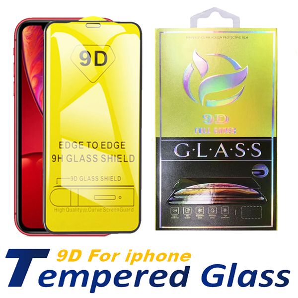

9d закаленное стекло для iphone 12 11 pro max xs max xr xs screen protector для samsung s20 a10