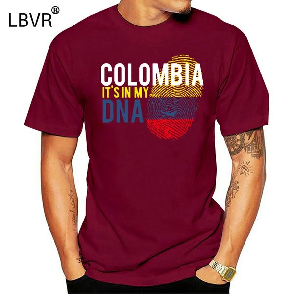 

fashion colombia it's in my dna tshirt men cotton men's t-shirts crew neck oversize s-5xl