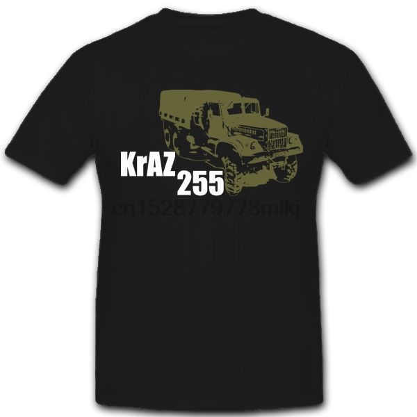 

mens t shirts fashion rude tee round neck kraz 255 truck russia 6x6 soviet union soviet truck unique t shirts