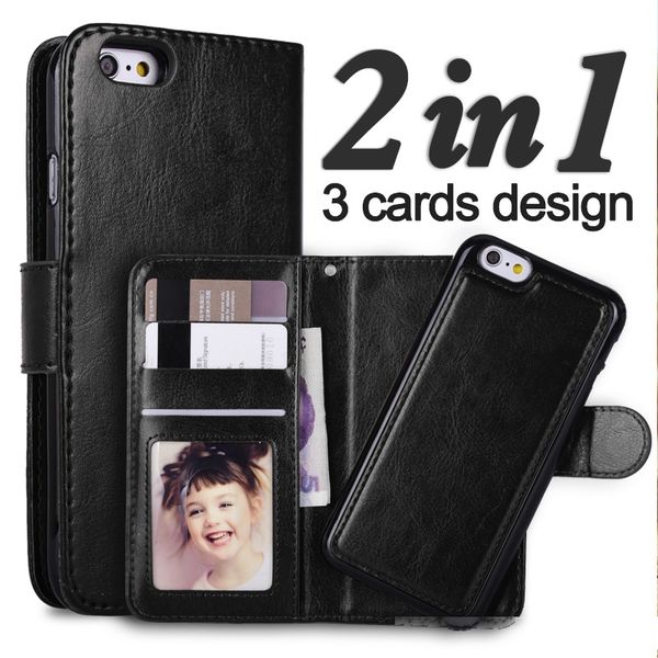

for iphone xs max x 7 8 plus 2 in 1 magnetic detachable removable wallet leather case phone cover huawei p20 samsung s9