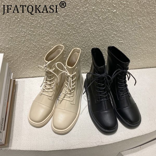 

women ankle boots winter shoes woman black short boots all-match wearable non-slip fashion cross-tied ladies shoes 2021