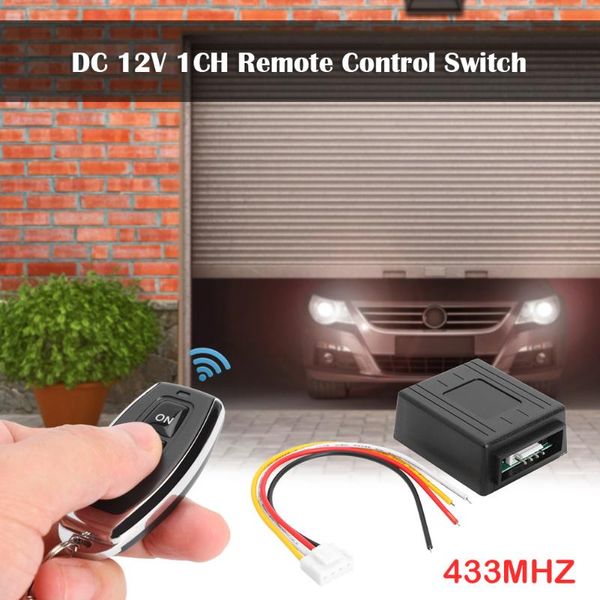 

fingerprint access control 433mhz car wireless remote switch portability no space occupy dc 12v relay receiver electronic lock