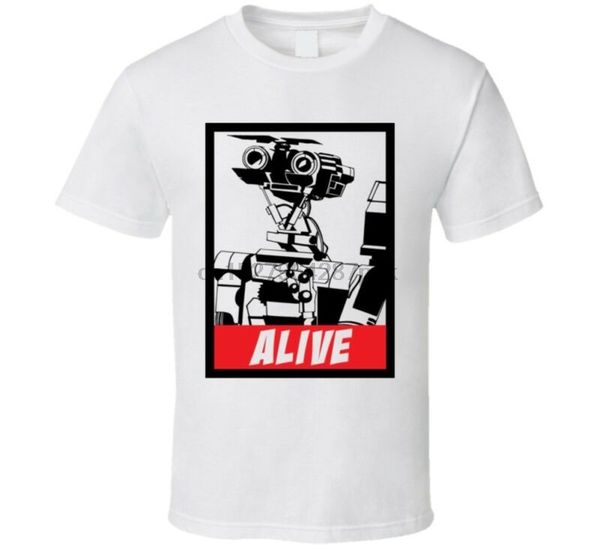 

short circuit jonhy 5 alive 80's movie fan vintage t shirt