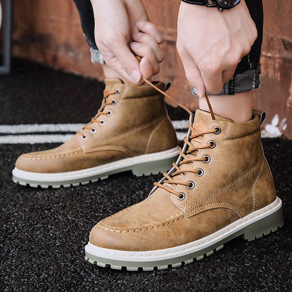 

vanmie men boots 2020 winter ankle boots men black fur winter for fashion high shoes