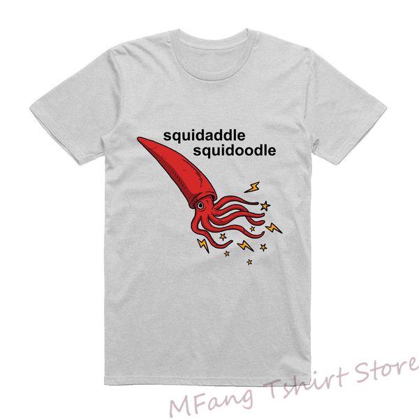 

squidadle squidoodle t-shirt squid skidadle skidoodle meme shirt mens womens shirt soft 100% cotton o-neck tshirts
