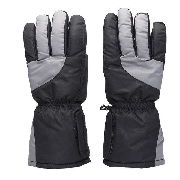 

gloves warmer electric thermal gloves cycling electric thermal heated for outdoor camping hiking hunting #yl10, Blue;gray