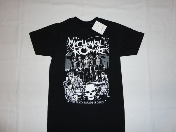 

my chemical romance mcr dead new t shirt s 3xl black parade punk emo rock summer t shirt new 2017 summer fashion tee 011608