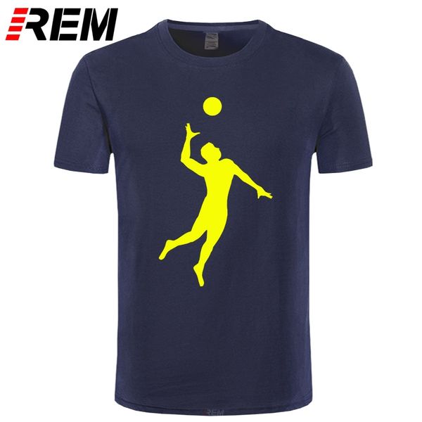 

rem новых забавного стиль эволюция волейбольного t shirt мужчины пользовательского шаблон хлопок с коротким рукавом человеком добра на волей