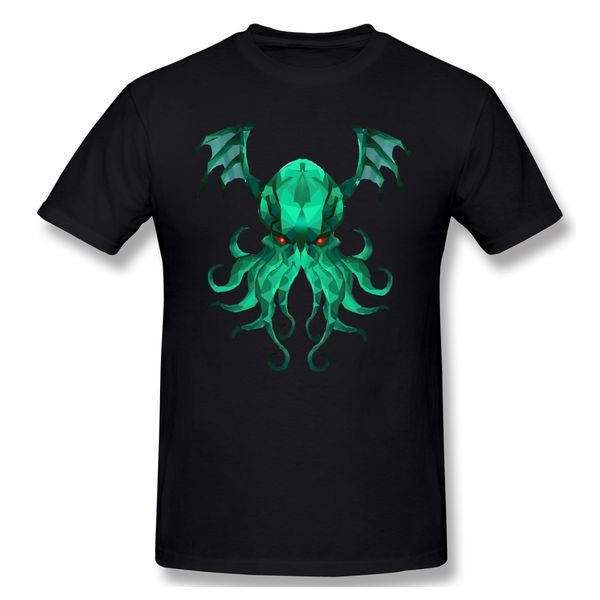 

cthulhu vector t-shirt men print basic tee shirt funny design call of cthulhu streetwear print homme ing