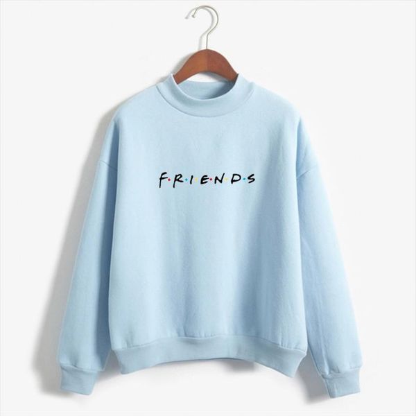 

friend forever hoodies women friends show sweatshirt tv show gift friend gift tumblr pullover 90s fleece grunge jumper, Black