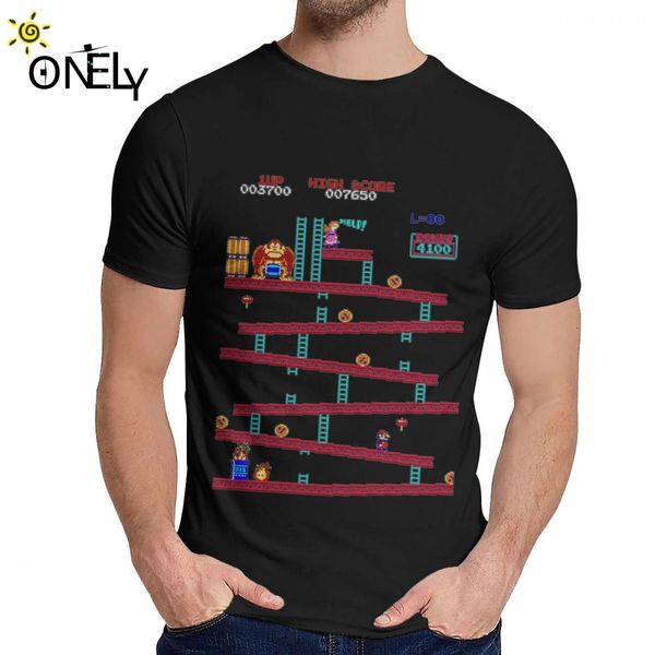 

o-neck donkey kong arcade tee shirt casual for man comfortable homme tee shirt wholesale